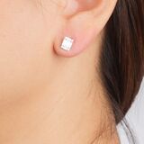 Paar Diamant-Ohrstecker - Bild 2