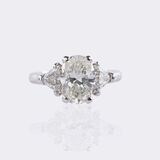 Hochkarätiger Solitär Ring - Bild 1