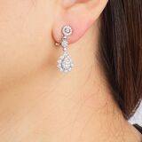 Paar Brillant Ohrhänger - Bild 2