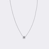 Hochkarätiger Solitär Anhänger an Kette - Bild 3