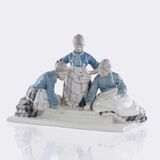 Drei spielende holländische Mädchen - Bild 1