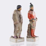 Zwei Figuren 'Grönländer und Grönländerin' - Bild 2
