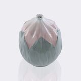 Jugendstil-Vase mit Blattrelief - Bild 2