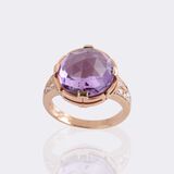 Amethyst Brillant Ring 'Parentesi' - Bild 3