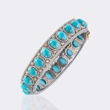 Türkis Diamant Armreif - Bild 2