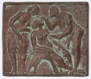 A Relief Plaque with Figurative Scene