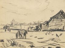 Weite Landschaft mit Pferden - Bild 1