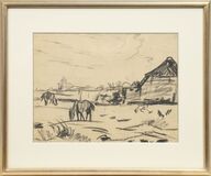 Weite Landschaft mit Pferden - Bild 2