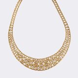 Gala Gold Collier mit Brillant-Besatz - Bild 1