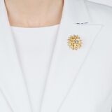 Vintage Brosche mit Brillanten 'Edelweiß ' - Bild 2