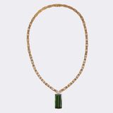 Vintage Turmalin Brillant Collier - Bild 2