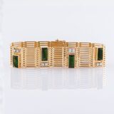Vintage Turmalin Brillant Armband - Bild 1