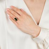Vintage Turmalin Brillant Ring - Bild 4
