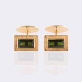 Paar Turmalin Manschettenknöpfe - Bild 1