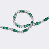 Smaragd Brillant Armband - Bild 3