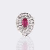 Turmalin-Brillant Cocktailring - Bild 1