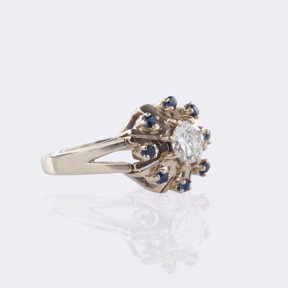 Brillant Saphir Ring - Bild 2