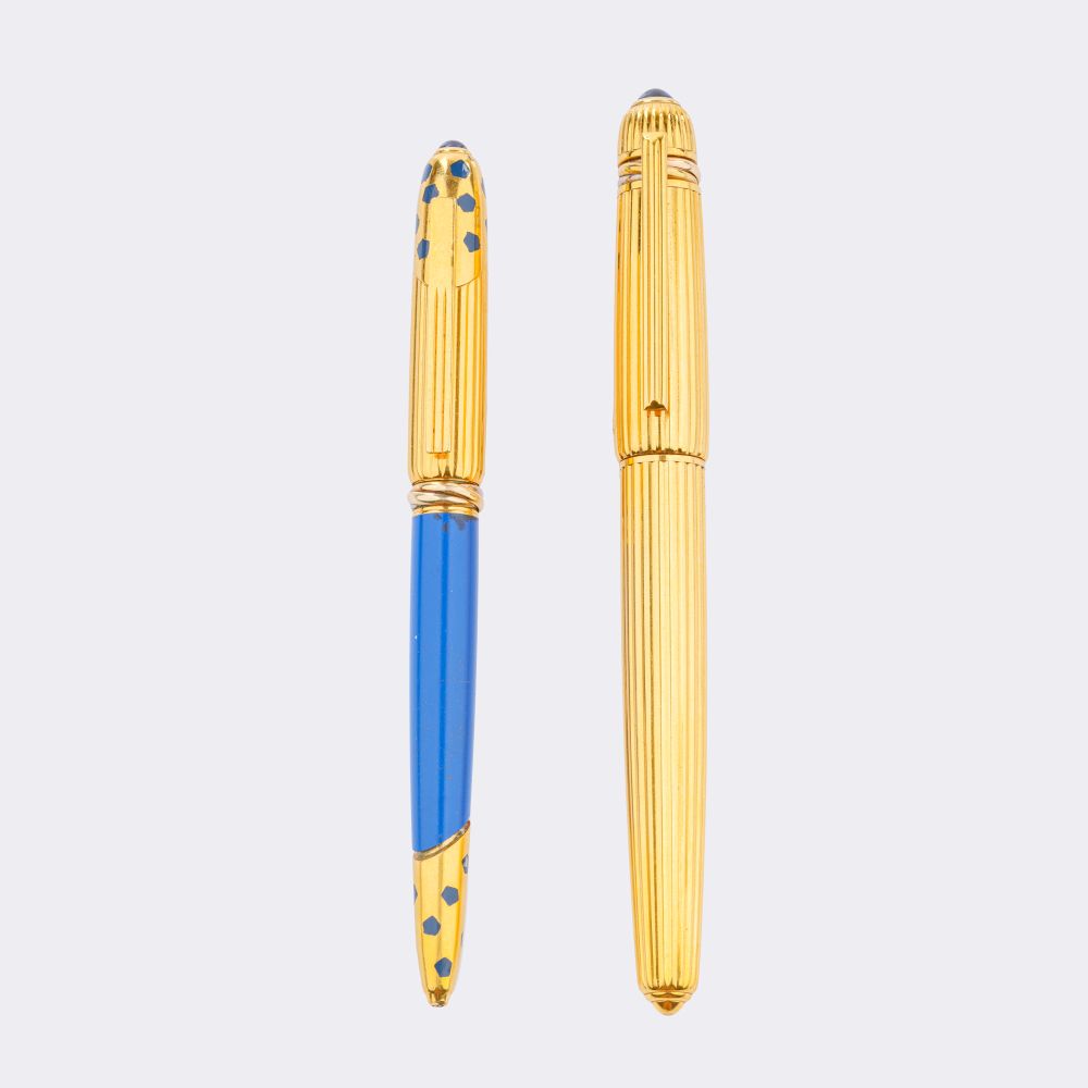 Writing Duo: Panthère Ballpoint Pen And Pasha Fountain Pen