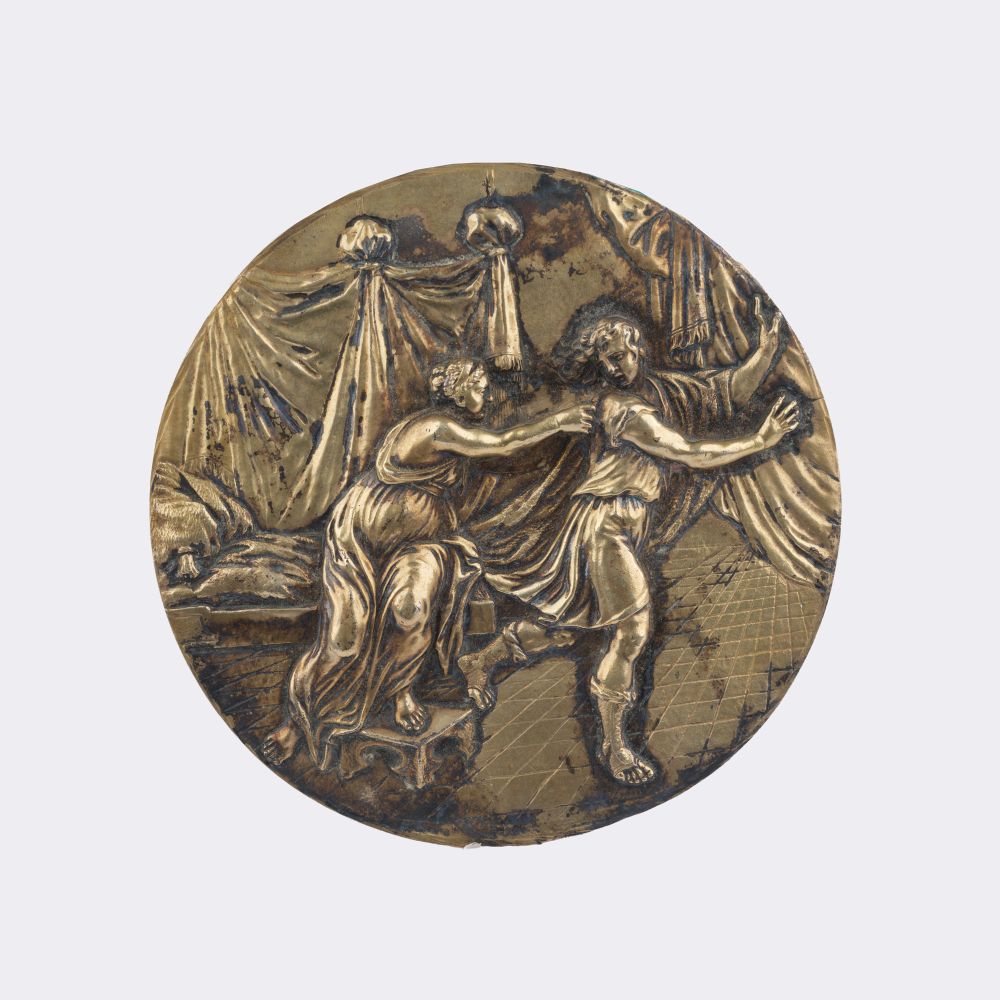 Plakette 'Josef und Potifars Frau'