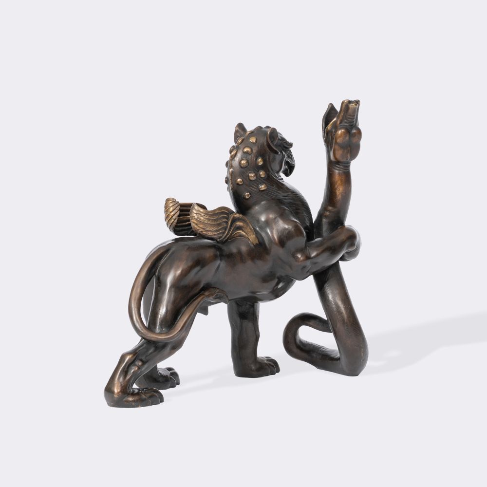 A Candlestick 'Griffin and Snake' - image 3