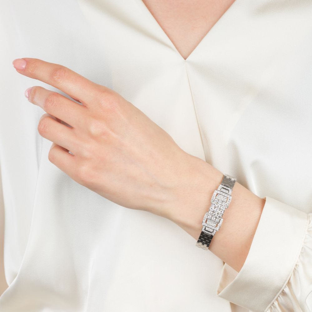 Art-déco Diamant Armband - Bild 4
