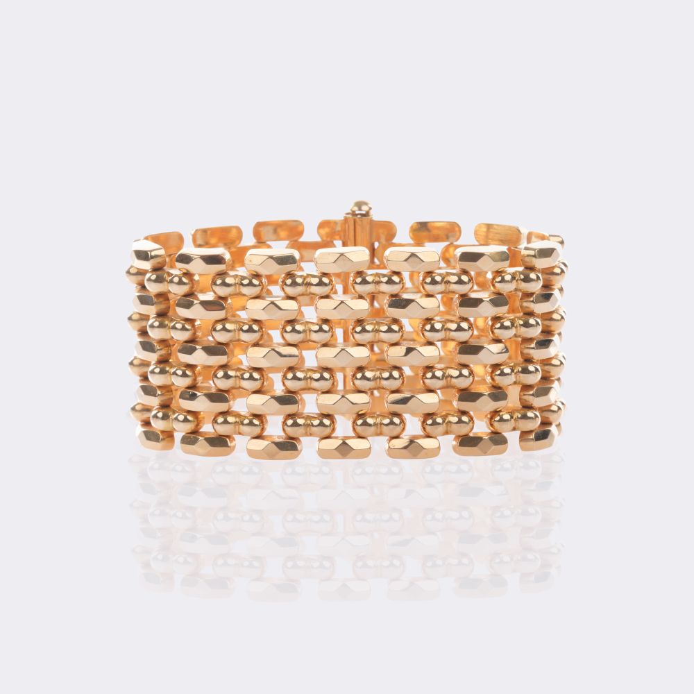 Breites Vintage Roségold Armband