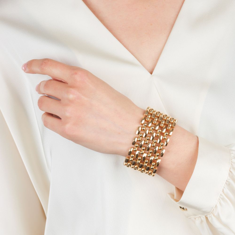 Breites Vintage Roségold Armband - Bild 3