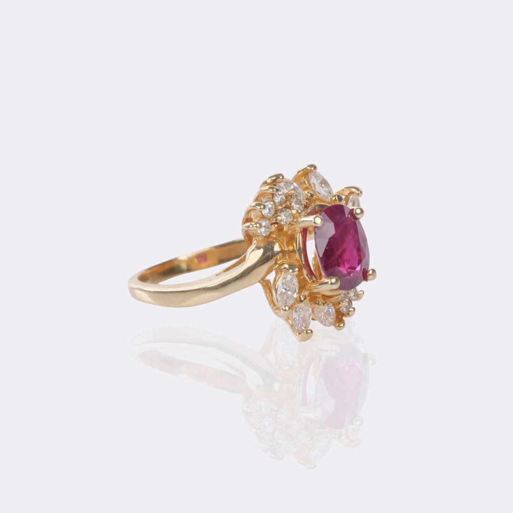 Rubin Diamant Ring - Bild 2