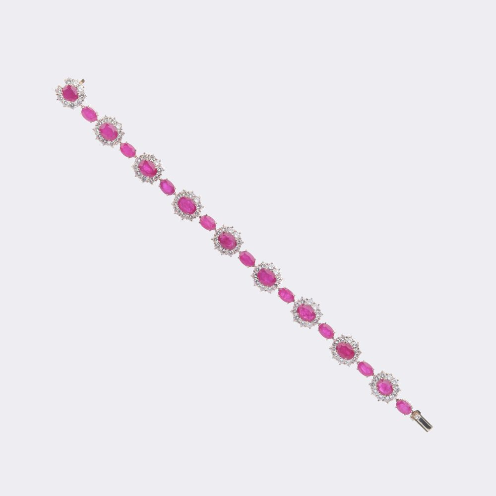 Ruby ​​Diamond Bracelet - image 2
