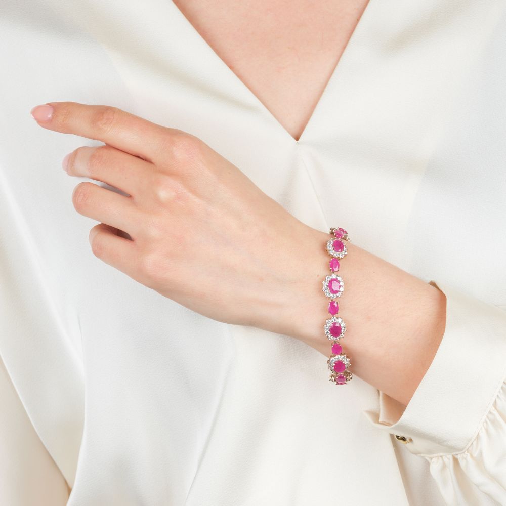 Ruby ​​Diamond Bracelet - image 4