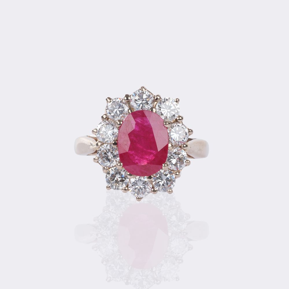 Rubin Brillant Ring