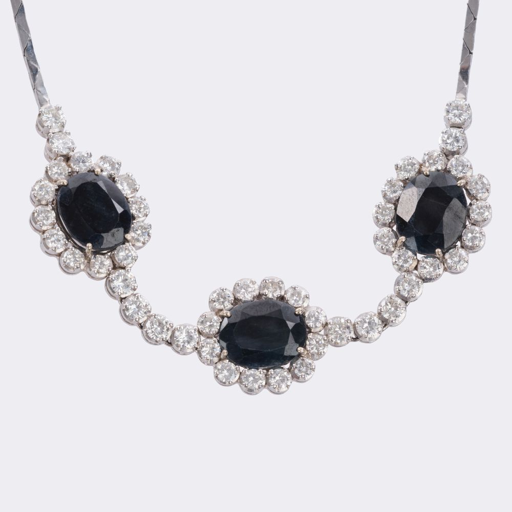 Saphir-Brillant Collier