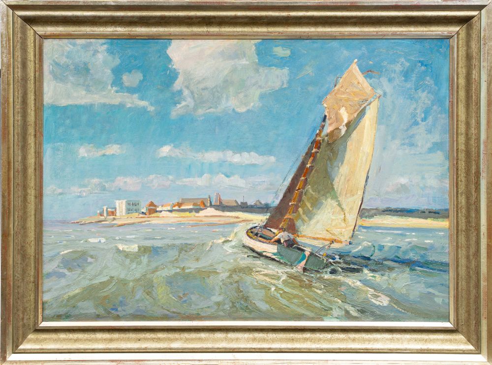 Sailing Boat off Norderney - image 2