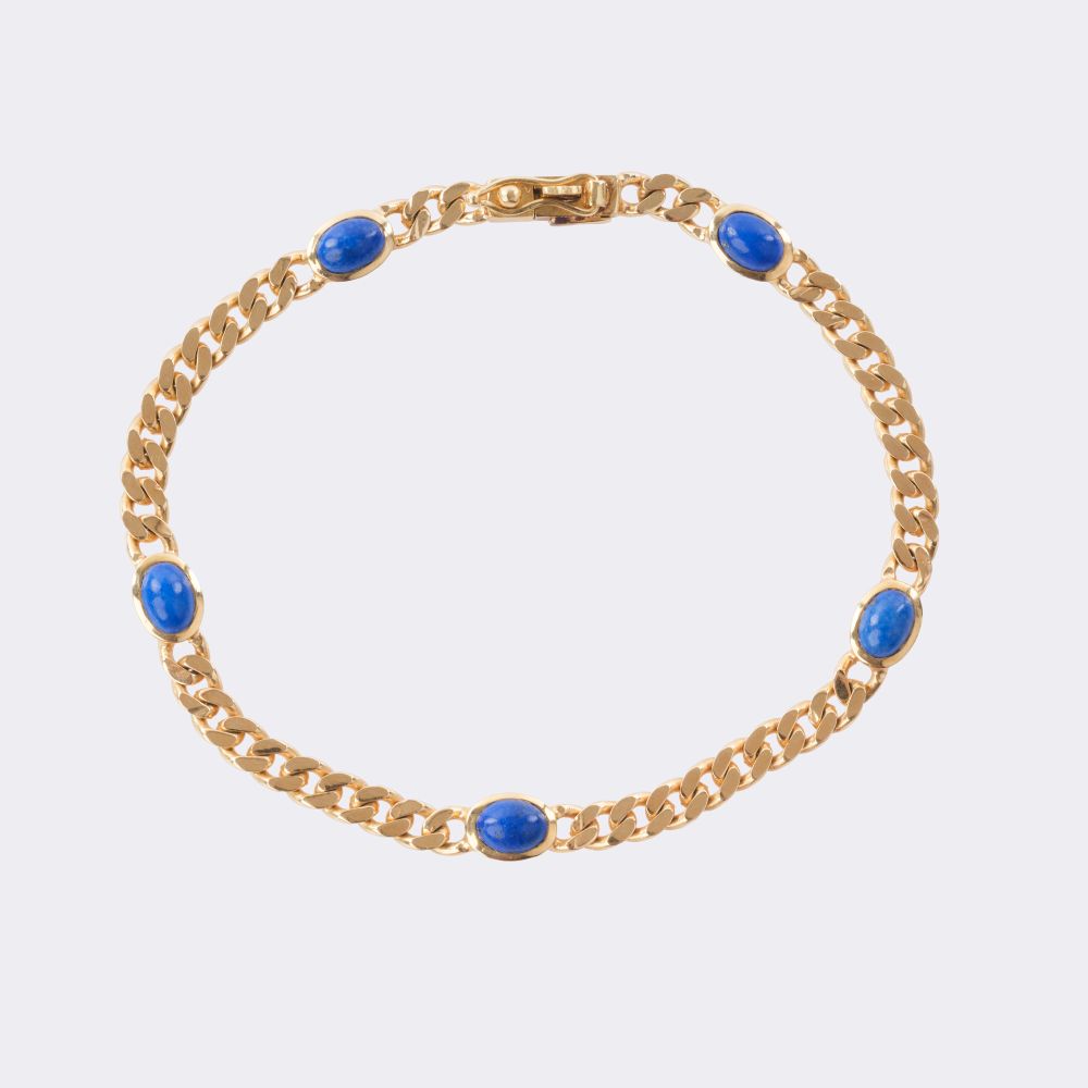 Panzerarmband mit Lapis Lazuli