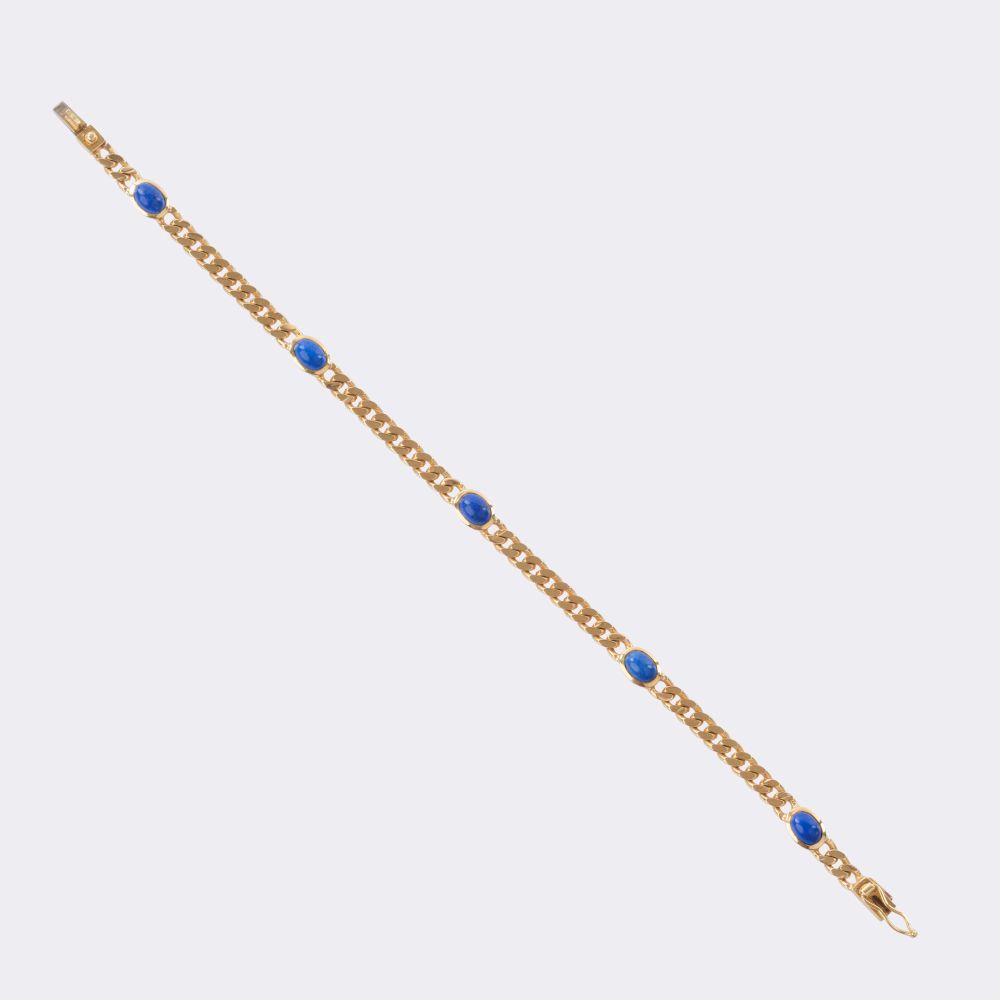 Panzerarmband mit Lapis Lazuli - Bild 2