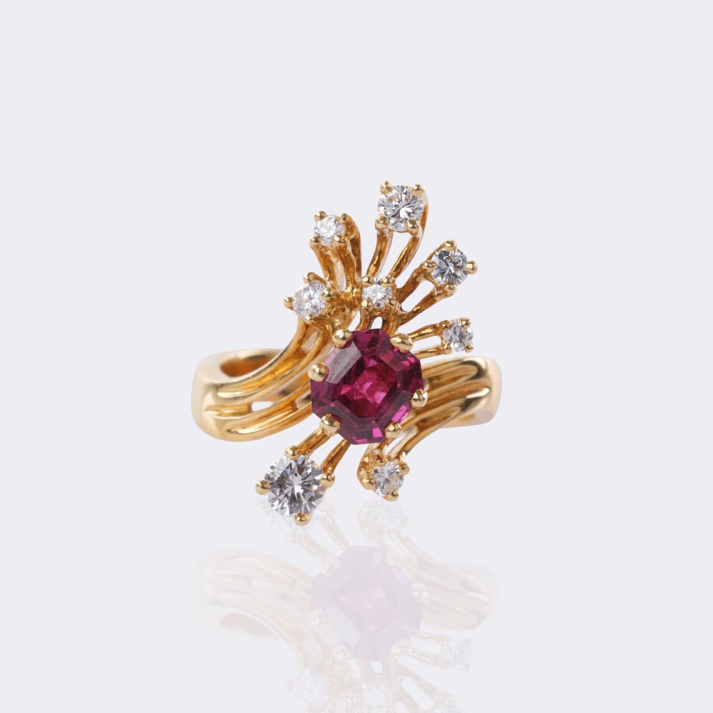 Rubin Brillant Ring