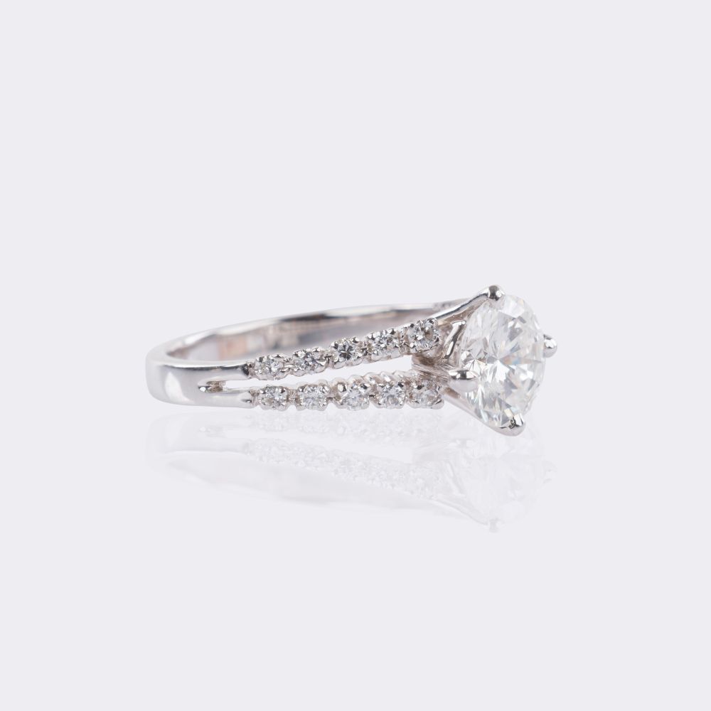 Solitaire Diamond Ring - image 2