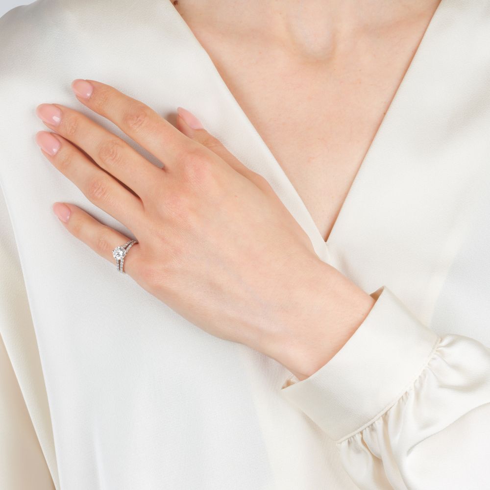 Solitaire Diamond Ring - image 4