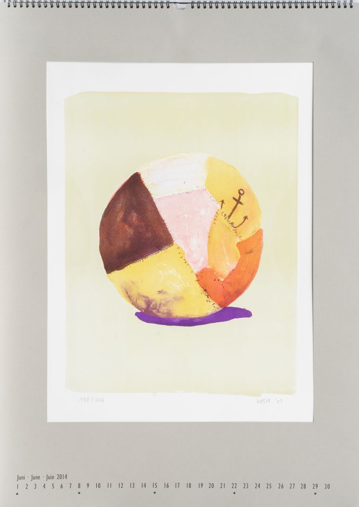 A graphic calender with 12 original art prints - image 6