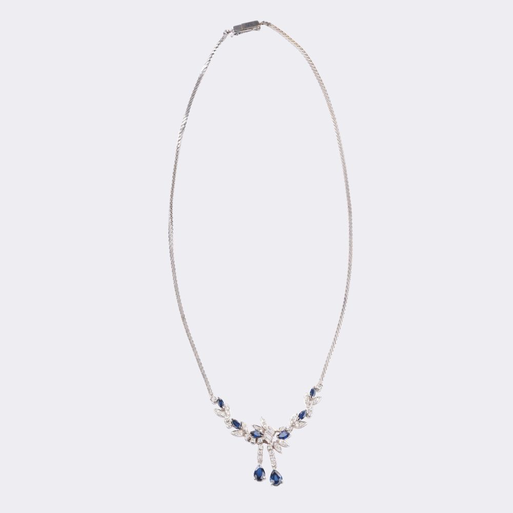 Saphir-Brillant-Collier - Bild 2