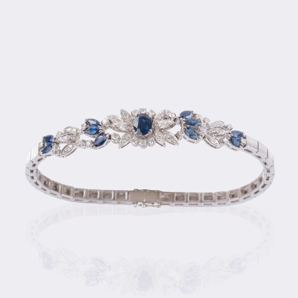 Saphir-Diamant Armband - Bild 2