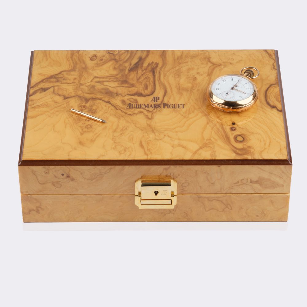 Bedeutende Taschenuhr mit Minutenrepetition und Split-Seconds Chronograph - Bild 7