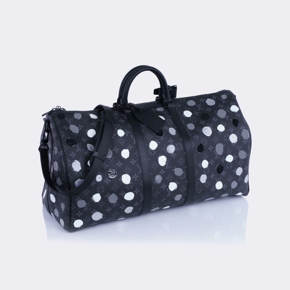 Limited Keepall 55 Bandoulière 'Monogram Eclipse' Yayoi Kusama Edition - image 2
