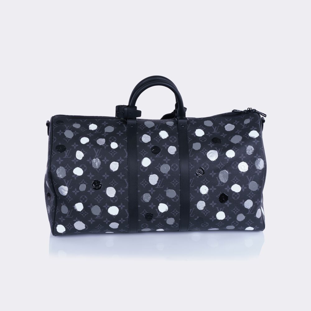 Limited Keepall 55 Bandoulière 'Monogram Eclipse' Yayoi Kusama Edition - image 3