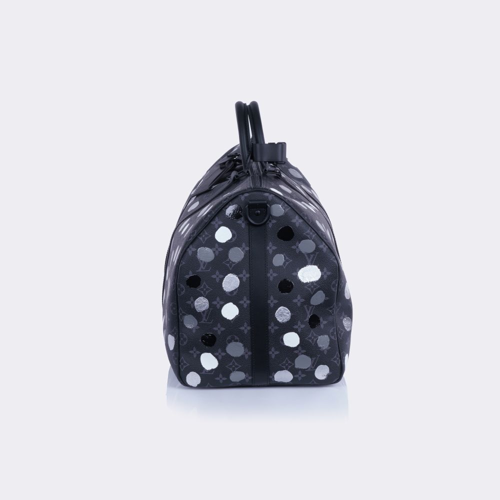 Limited Keepall 55 Bandoulière 'Monogram Eclipse' Yayoi Kusama Edition - image 4