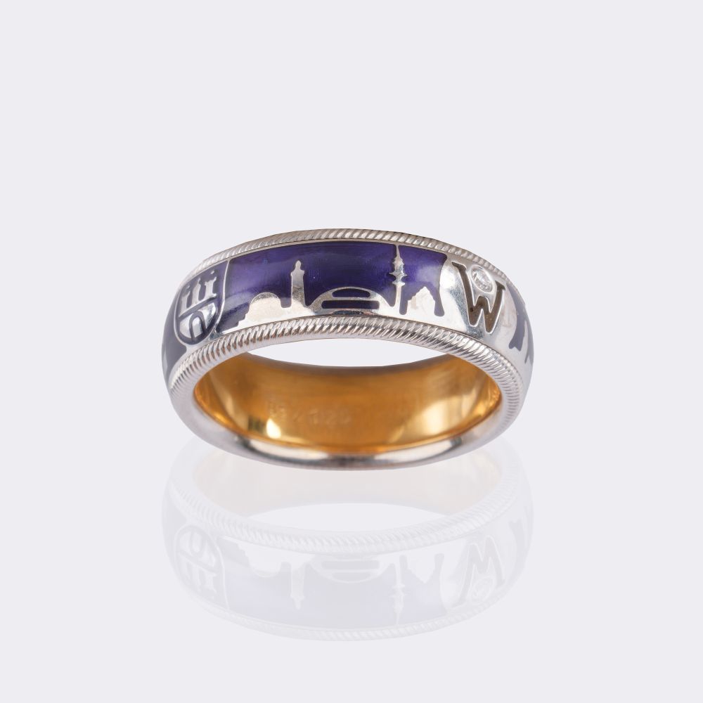 Enamel Ring 'Hamburg' - image 3