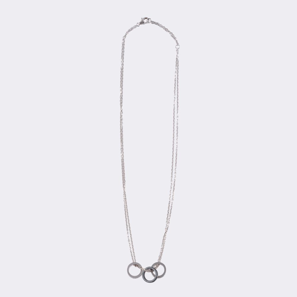 Drei Anhänger 'Love Diamond Pave' an Kette - Bild 2