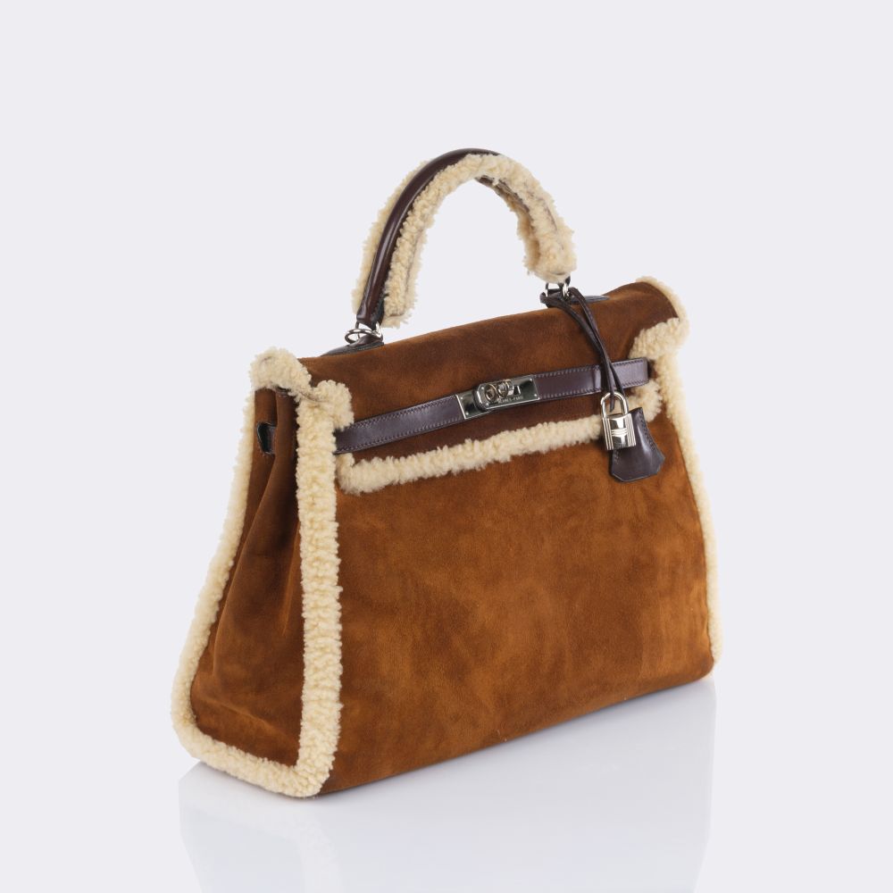 Limitierte Kelly Bag 35 'Teddy' Edition - Bild 3