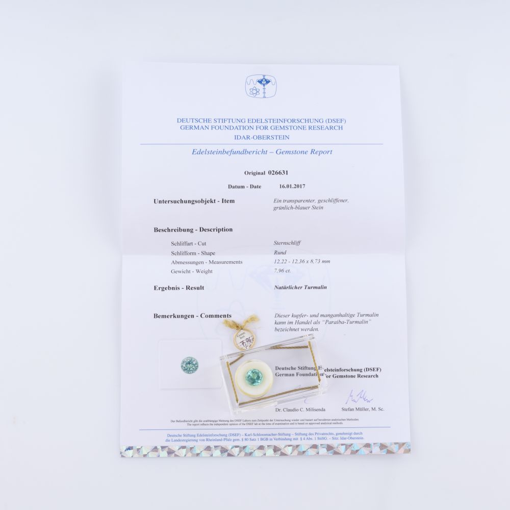 Natürlicher Paraiba Turmalin - Bild 5