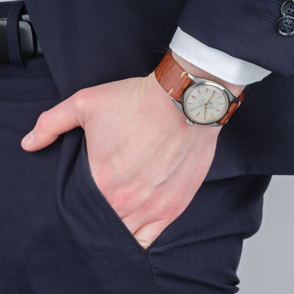Seltene Herren-Armbanduhr 'Oyster Perpetual Explorer' - Bild 4